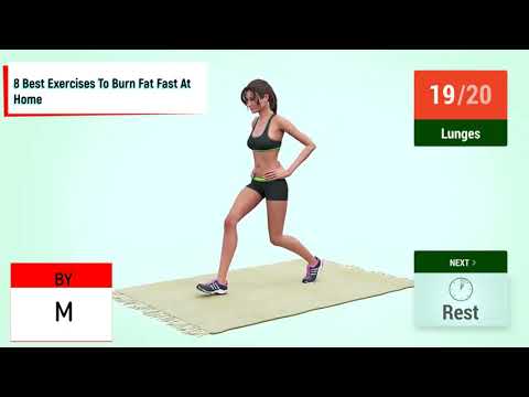 8 Best Exercises To Burn Fat Fast At Home/8 საუკეთესო ვარჯიში სახლში ცხიმების სწრაფად დასაწვავად